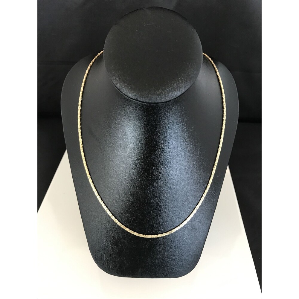 Vintage Necklace Gold Plated Chain 14KGP Long Delicate Layering - 12D